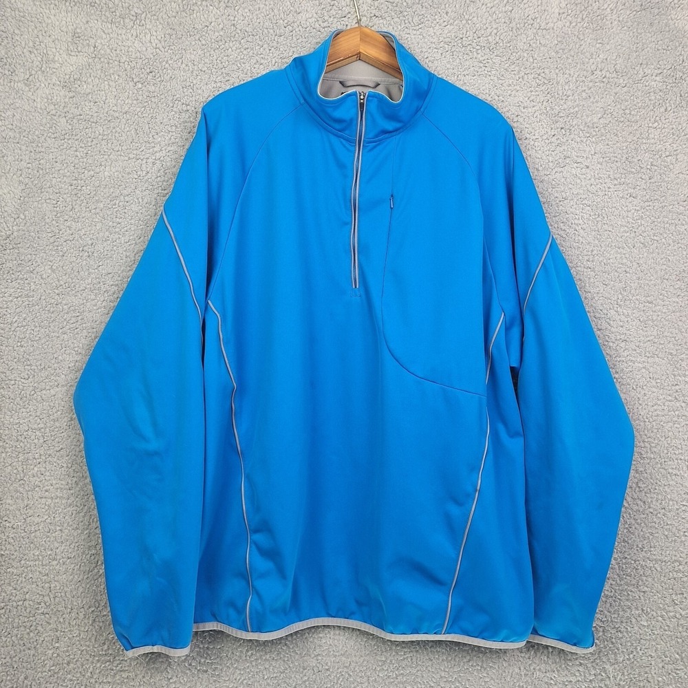 Otter Jacket‎ Mens XL Quarter Zip Pullover Jacket Performance Outdoor Fishing